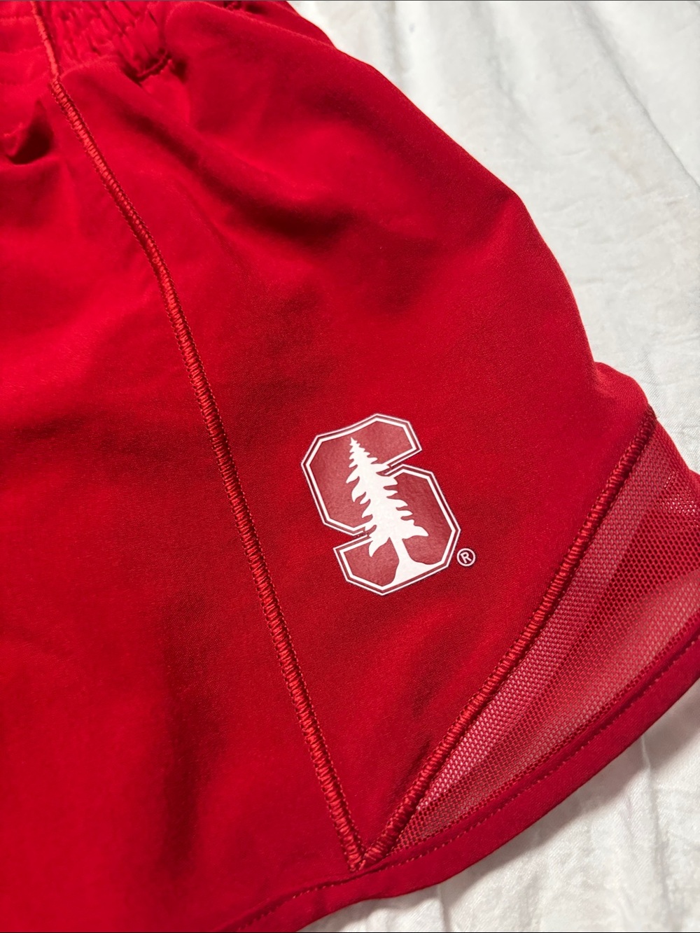 lululemon athletica Red Women's Athletic Shorts with Stanford Logo - Picture 6 of 8